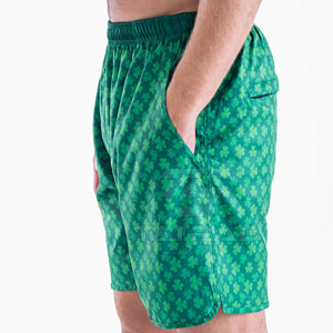 Nouveau design haut de gamme pour hommes, impression par sublimation, couleur unie, service OEM personnalisé, séchage rapide, respirant, taille élastique en toile - Product Image 4