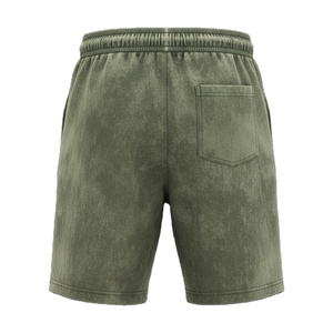 Pantalones Cortos Vaqueros de Algodón Vintage de Alta Calidad para Hombre, con Pedrería Personalizada, Lavado Ácido, Efecto Desgastado por el Sol, Ecológicos, Transpirables, de Tiro Medio - Product Image 6