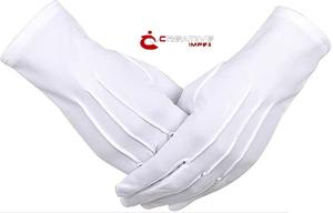 Alta calidad NUEVO MASONIC FREE MASON FREEMASONRY Guantes de vestir Guantes de desfile de algodón blanco Blanco 100% Guantes suaves de algodón Trabajo fino - Product Image 6