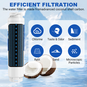Filtre à eau pour réfrigérateur domestique RW18/644845, certifié NSF, charbon actif, plastique, durée de vie de 6 mois, 200 GPD, installation facile - Product Image 3