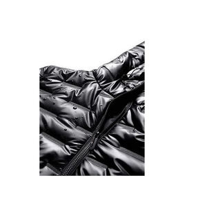 เสื้อแจ็คเก็ตพัฟเฟอร์ดีไซน์สั่งทำสีดำเงาทันสมัยสำหรับผู้ชาย กันลม ระบายอากาศได้ดี ดีไซน์ล่าสุด เสื้อแจ็คเก็ตพัฟเฟอร์ผู้ชาย - Product Image 6