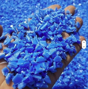Lascas de Tambor de HDPE Reciclado, Color Azul, Residuos de Plástico de Polietileno de Alta Densidad - Product Image 5