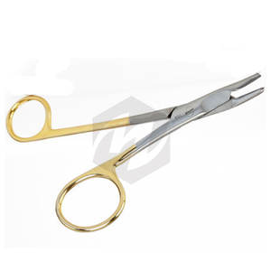 Gillies Large Offset <b>Ring</b> Needle Holder with <b>Tungsten</b> <b>Carbide</b> Inserts Curved Tip Surgical Instruments Manual MOL Safety Standard - Product Image 3