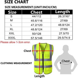Chaleco de Seguridad Reflectante de Alta Visibilidad Nexus Fabrica para Trabajadores de la Construcción y del Transporte, Unisex, Poliéster - Product Image 4