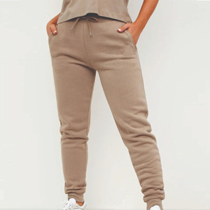 ¡Novedad de 2025! Pantalones Jogger personalizados al por mayor para mujer, pantalones de algodón en blanco para mujer, pantalones Jogger informales de algodón 100% superventas - Product Image 3