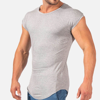 Camisetas de Hombre en Oferta, Alta Calidad, 100% Algodón, Logotipo Personalizado, Ecológicas, Cuello Redondo, Corte Holgado, Secado Rápido, Transpirables, Venta al Por Mayor