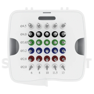 Kit de brocas de tapón integral Kit de brocas de implante dental con tapón Kit de fresas de taladro quirúrgico dental con tapones - Product Image 2