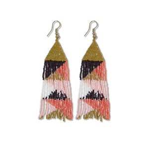 Pendientes de gota coloridos hechos a mano para mujer, flecos largos de tendencia con cuentas de semillas personalizables, accesorio de moda - Product Image 6