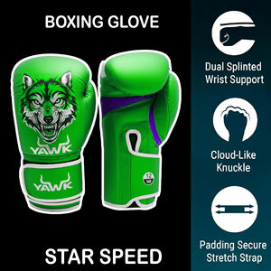Gants de boxe en cuir de haute qualité, best-seller, logo personnalisé, gants d'entraînement professionnels, gants de sparring MMA - Product Image 3