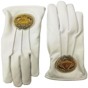 Gants en coton maçonniques de haute qualité, brodés avec logo personnalisé, séchage rapide, durables, pour le sport, toutes saisons - Product Image 3