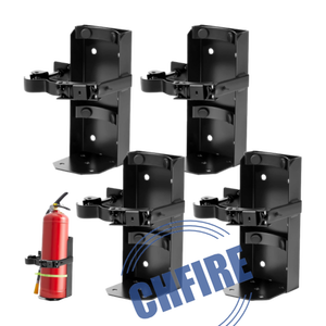 ขายึดสำหรับยานพาหนะสำหรับงานหนัก, ขายึดถังดับเพลิงและอุปกรณ์ยึดติด - เหล็ก St12 สีแดง, ใช้ได้กับถังดับเพลิงแบบแห้งขนาด 10 ปอนด์/ถังดับเพลิง CO2 ขนาด 5 ปอนด์ - Product Image 6