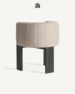 Silla de Comedor Loravessa de Madera de Teca Sólida, Muebles de Comedor de Madera de Lujo, Hechos a Mano, Modernos, Ecológicos, para Exteriores - Product Image 3