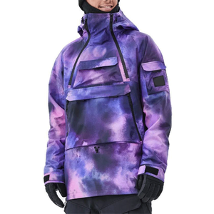 Chaqueta de Esquí Personalizada para Hombre, Impermeable, Cortavientos, Transpirable, Talla Grande, Estampada, 100% Poliéster, Ropa Deportiva 2025 - Product Image 1