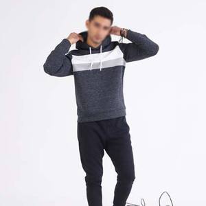 New Arrival Plus Size Custom Embroidered Hooded Men's Fleece Lined Breathable Sports <b>Workout</b> Thick Winter <b>Hoodie</b> OEM - Product Image 3