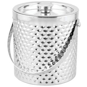 ถังน้ำแข็งสแตนเลสผนังสองชั้นสายฟ้าทุบวัสดุโลหะ - Product Image 1