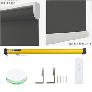 Zemismart Alexa Google Home Siri contrôle vocal Gary TUYA pare-brise à rouleau motorisé 100% occultant Smart <span class=keywords><strong>store</strong></span> rideaux Homekit - Product Image 1