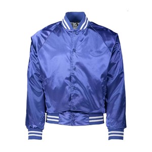Adulte unisexe Offre Spéciale personnalisé polyester matériel de marque propre logo veste d'université en satin, blouson aviateur léger en gros - Product Image 4