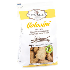 Biscuits fabriqués en Italie 400g sans conservateurs sans huile de palme sans colorants ingrédients naturels fabriqués à la main avec du lait Golosini - Product Image 1