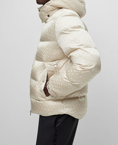 Veste d'hiver pour homme avec logo personnalisé, avec poche, veste gonflée personnalisée OEM imprimée pour homme - Product Image 3