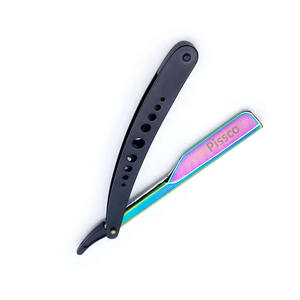 Rasoir manuel à lame interchangeable pour barbier, rasoir droit à bord droit - Product Image 3