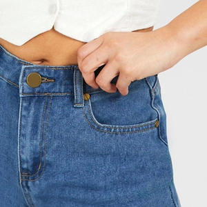 Wholesale Factory Rate Washed Turn-up Hem <b>Women</b> Summer <b>Shorts</b> / Mid Waist Custom Best Quality Straight Skinny Mini Denim <b>Shorts</b> - Product Image 5