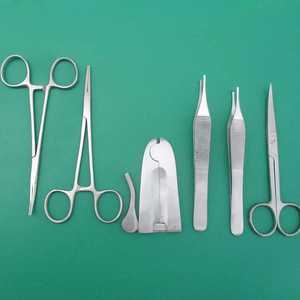 Ensemble d'instruments chirurgicaux de circoncision manuelle en 7 pièces, acier inoxydable de haute qualité, porte-aiguilles Mogen, pinces, usage médical, CE - Product Image 2