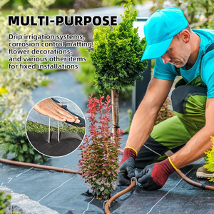 Goupille de fixation pour clou de gazon en forme de U galvanisée pour pelouse et jardin - Product Image 4