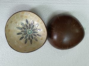 Cuenco de coco con cáscara de huevo de la mejor calidad con patrón especial de lujo de alta calidad para decoración del hogar y la cocina hecho en Vietnam - Product Image 2