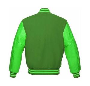 เสื้อแจ็กเก็ตเบสบอลทีมโรงเรียนพรีเมี่ยมสำหรับบุรุษเสื้อนอกบอมเบอร์ขนสัตว์ออกแบบได้ตามต้องการ - Product Image 2