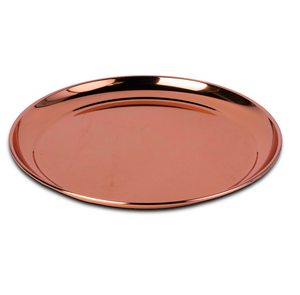 ถาดเสิร์ฟอาหารทำจากทองแดงแบบทุบถาดทองแดงสำหรับอาหารเช้าดีไซน์ล่าสุด - Product Image 1