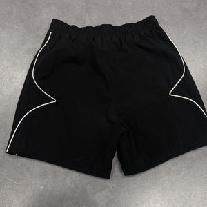 Short décontracté de haute qualité à rayures réfléchissantes broderie Design doublure en maille ample Gym court coupe-vent en nylon court pour hommes - Product Image 6