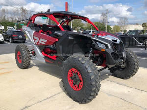 Can-Am Maverick X3 X rs Turbo RR 2024 Rojo Fuego y Plateado Hiperbrillante - Product Image 3