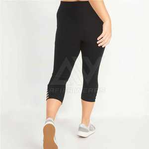 Legging de fitness taille haute personnalisé pour femmes Motif solide Élastique Spandex/Polyester Excellent prix! - Product Image 2