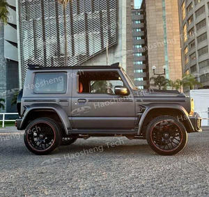 Vente chaude b-bra-bus style 5 portes 3 portes lifting voiture pare-chocs Bodykit 2019 pour <span class=keywords><strong>Suzuki</strong></span> <span class=keywords><strong>Jimny</strong></span> JB74 64 <span class=keywords><strong>XL</strong></span> - Product Image 2