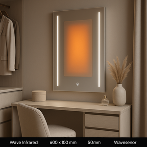 New Release 500W Infrared <b>Mirror</b> with Wave-Control LED for Student Housing Commercial Projects Architects & Fit-Outs - Product Image 6