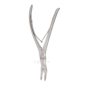 Instrumento quirúrgico ortopédico de alta calidad Ruskin Bone Rongeur de acero inoxidable curvo reutilizable Ruskin Bone Rongeur - Product Image 4
