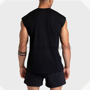 Camisetas sin mangas de verano 2024 para hombre, camisetas sin mangas de punto de Color sólido para Fitness, correr, entrenamiento muscular transpirable de secado rápido - Product Image 2