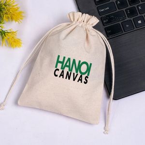 100 toile Vintage dame mode cordon sac personnalisé bijoux emballage pochette écologique cadeau en vrac - Product Image 3