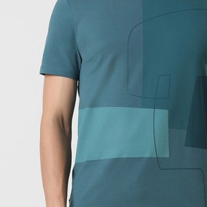 T-shirt décontracté 100% coton pour hommes T-shirt confortable respirant et léger à demi-manches pour hommes 100% coton T-shirt pour hommes - Product Image 6