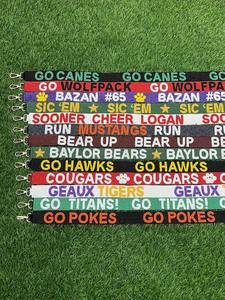 Correas Personalizadas para Bolsos con Cuentas de Níquel MULTI-STARS 'Hook Em Horns', Accesorio de Moda, Correa con Cuentas, Grabado e Impresión - Product Image 5