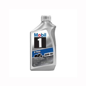 Mobil 1 Racing 4T 20W-50 aceite de motor de motocicleta sintético completo de alto rendimiento - Product Image 1