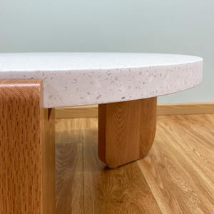 Artesanía de alta calidad de Vietnam, mesa de centro redonda de hormigón de estilo moderno y muebles de madera para exteriores, precio competitivo - Product Image 6