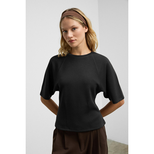 Blusa de Corte Holgado para Mujer GRIMELANGE con Detalle de Lentejuelas y Manga Corta Raglán de Jolieza - Product Image 4