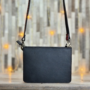 Sac bandoulière en cuir véritable Walla à carreaux et motifs floraux avec fermeture éclair, taille personnalisée, sac à main tendance pour femme - Product Image 5