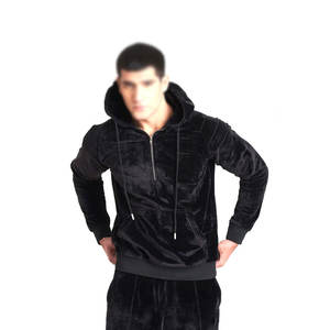 Survêtements en velours pour hommes de haute qualité, ensemble de survêtement en velours 2 pièces, vente en gros, faible MOQ, fabriqué au Pakistan, nouveauté pour la saison hivernale - Product Image 3