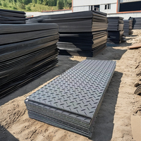 Tapis de sol en plastique haute densité HDPE, capacité de charge statique de 150 tonnes, support structurel pour les stabilisateurs de grues lourdes
