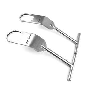 Ensemble de 2 rétracteurs d'épaule de style Fukuda en acier inoxydable de meilleure qualité 38 mm X 81 mm 7 "(17.8 cm) chirurgie médicale chirurgicale - Product Image 1