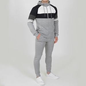 Survêtements décontractés pour hommes de haute qualité, grande taille, 100% coton, tissu en molleton, pour la course à pied, l'entraînement, les ensembles d'équipe - Product Image 2