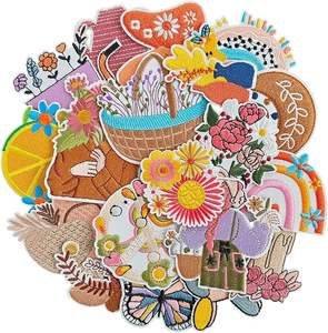 Patchs brodés personnalisés de haute qualité tissu sergé Chenille en vente vêtements thermocollants de créateur de sport - Product Image 2