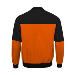Rompevientos de lana ligero personalizado para hombre, diseño de Golf impermeable informal de talla grande Jaet para otoño, estilo bombardero de longitud larga - Product Image 4